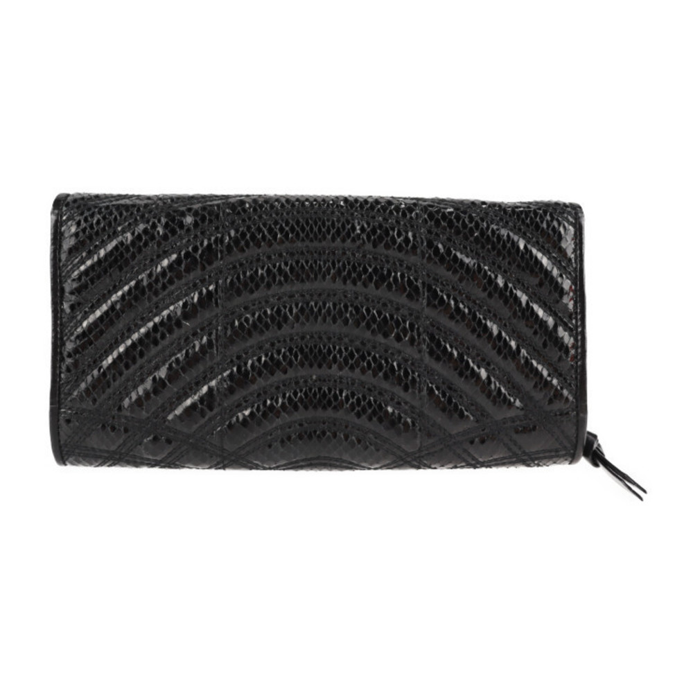 Bottega Veneta Long Python Wallet Black - image 3
